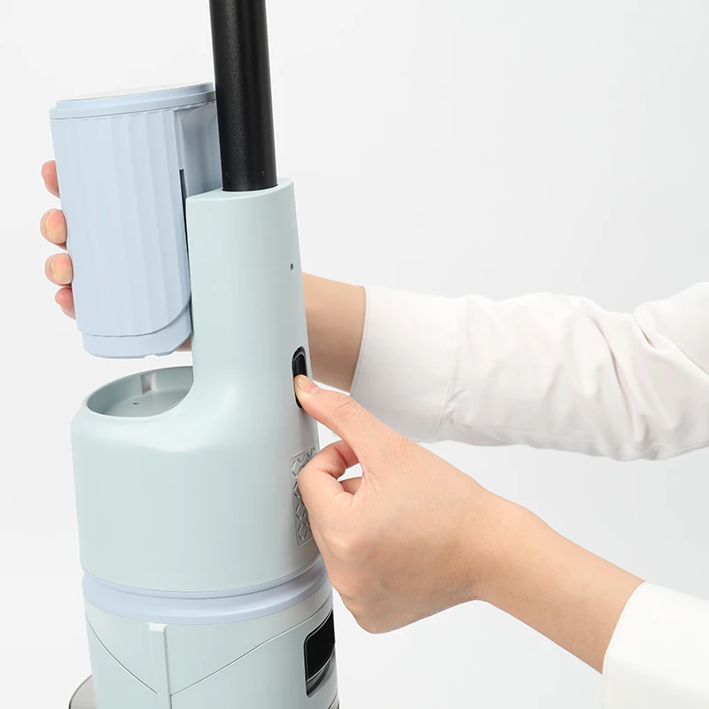 2024 Hot Sale Cordless Wet Dry Cleaner With Self System Vacuum Mop for Multi-Surfaces Cleaning Sticky Messes Drying Function