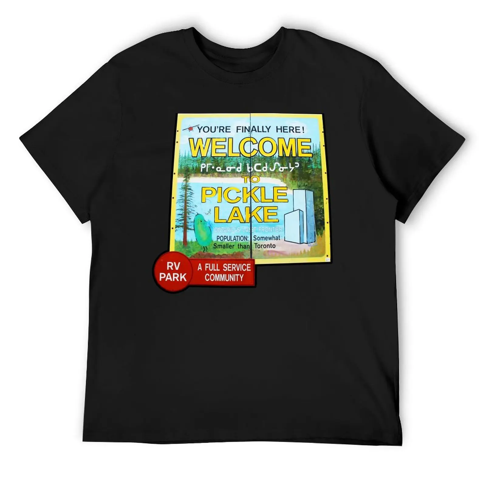 

Pickle Lake T-Shirt summer tops oversized T-shirts oversize Men's t-shirts