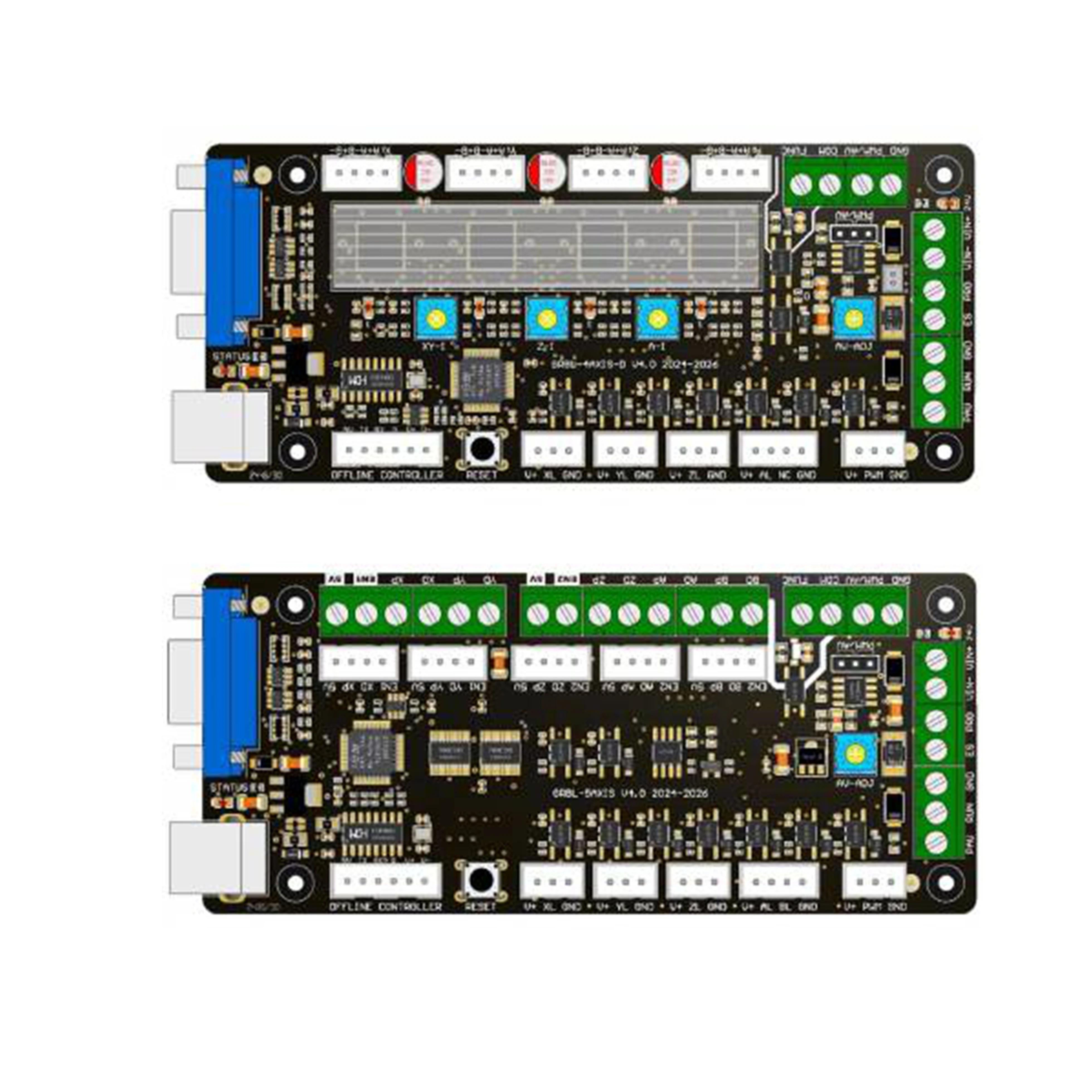 GRBL CNC Control Board for 3, 4 or 5-Axis CNC Engraver, Laser, Plotter, Dispense