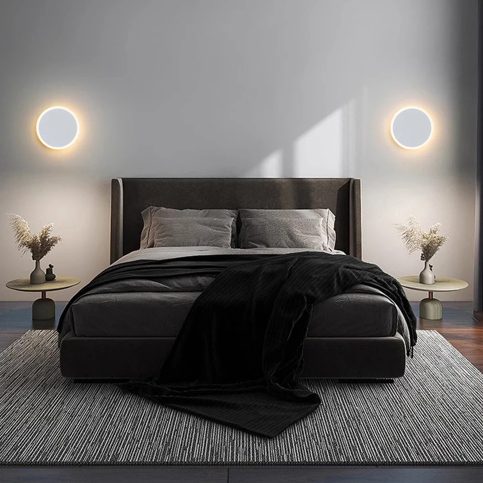 LED Wall Light Rechargeable Night Lamp Touch Dimming Wall Sconces Magnetic Stand Mounted Reading Lights for Bedroom Bedside