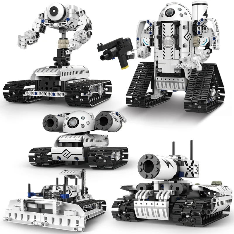 Technical Intelligent Robot APP Remote Control Building Blocks Bricks Programming Robot Gift Sets Toys Construction Kids K96135