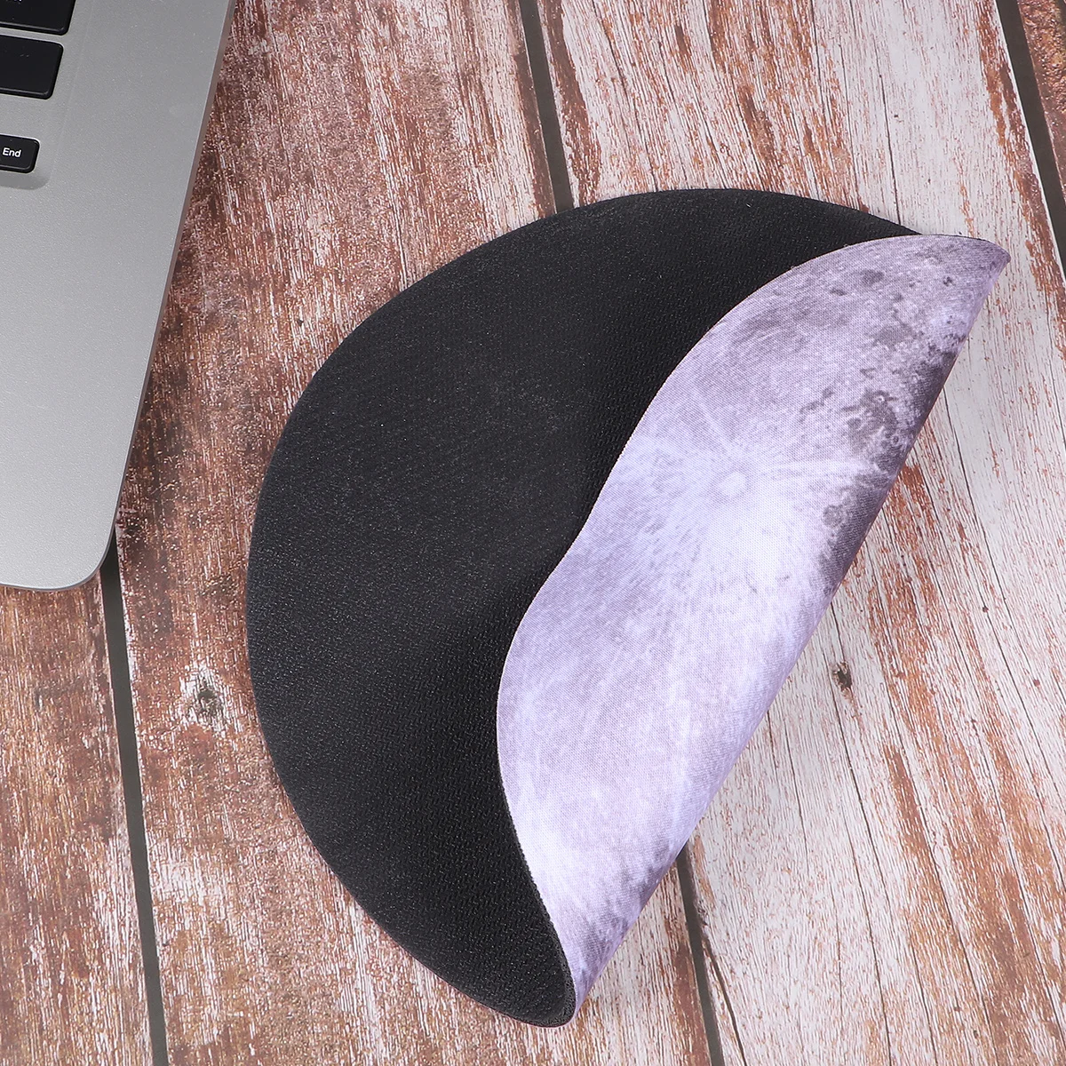 Alfombrilla de ratón de goma redonda con diseño de planeta, reposamuñecas, superficie cómoda antideslizante, Protector de alfombrilla de ratón antideslizante para juegos en casa y oficina