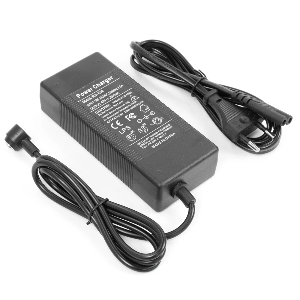 42V 2A Battery Charger for Xiaomi Electric Scooter 4 Pro 4 E-Scooter Kickscooter Battery Chargering Power Replacement Accessorie