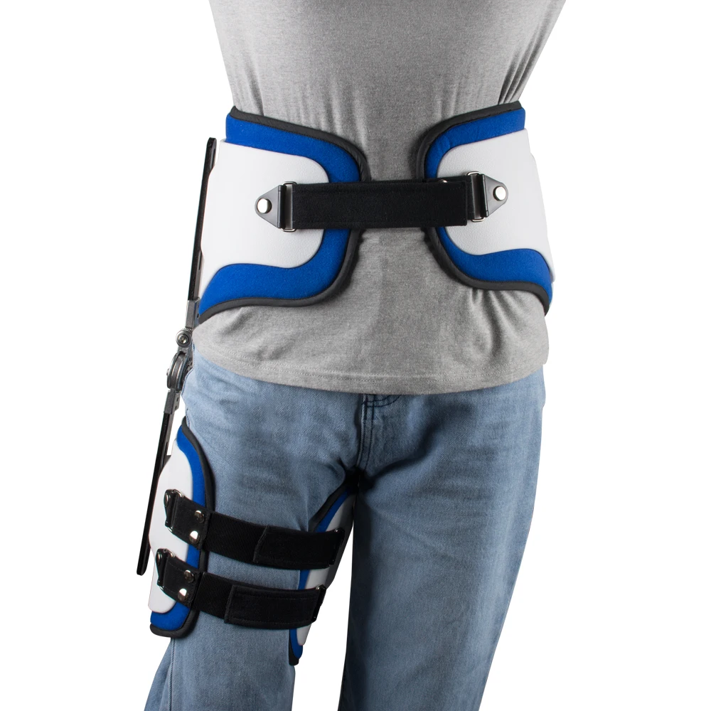 

Hip Stabiliser Support Brace Adult Hinged Hip Abduction Orthosis Sciatica Pain Relief Thigh Strap Compression Brace