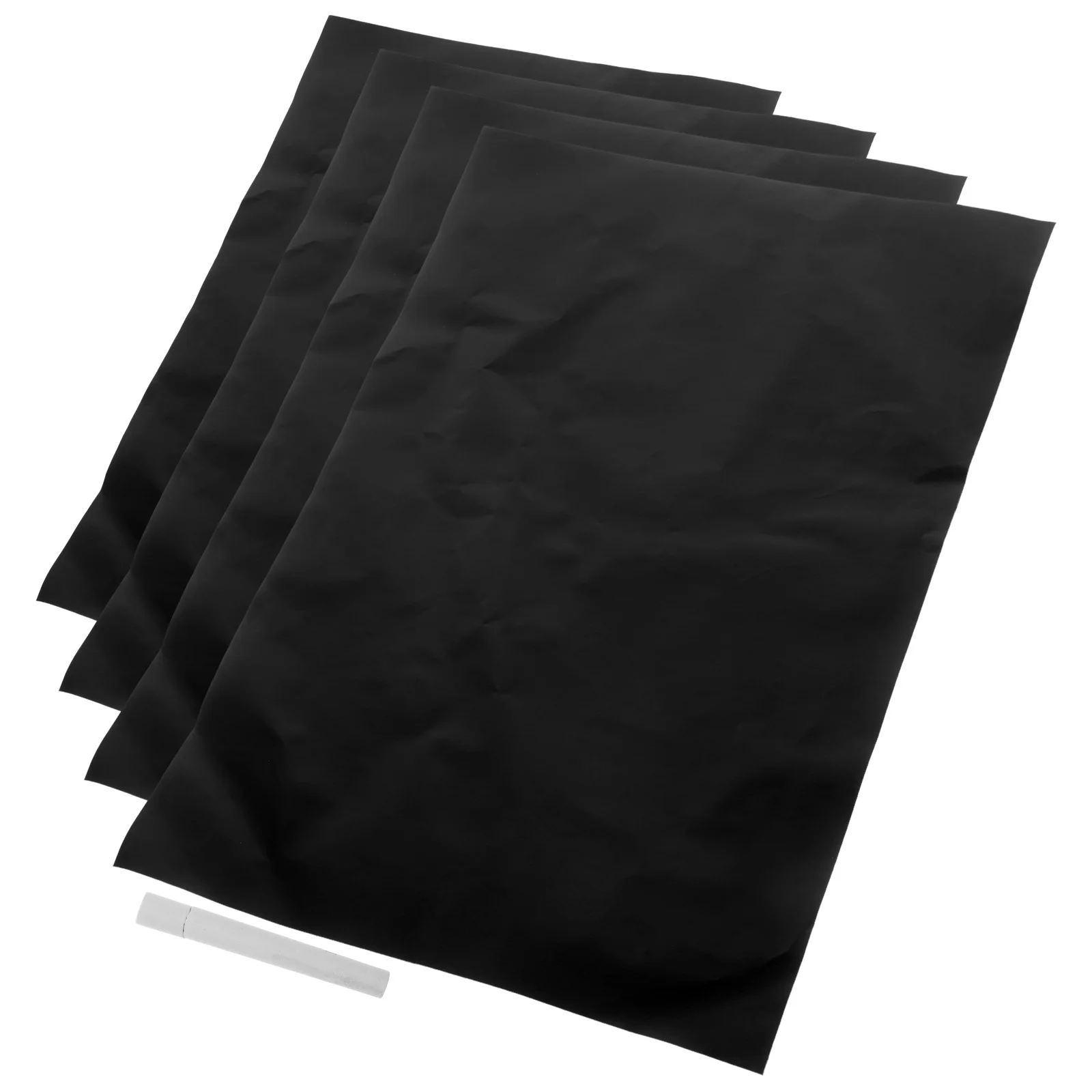 4pcs 20x30cm A4 Removable Chalkboard Wall Sticker Blackboard Decal Chalk with a Chalk black board stickers