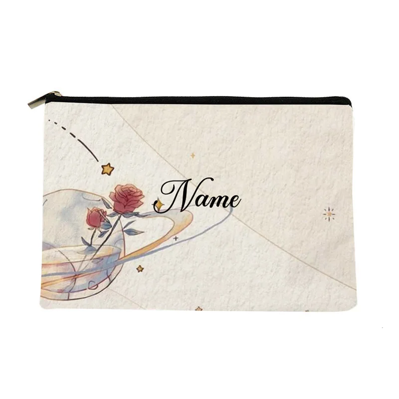 Personalized Custom Name Makeup Bag Gift for Tennis Lover Cosmetic Case Coach Gifts Purse Tennis Player Gift