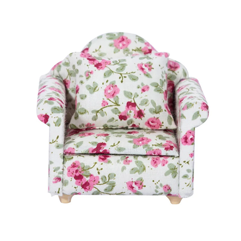 1PC casa delle bambole mini divano in stile europeo modello casa delle bambole mini accessori per la decorazione dei mobili