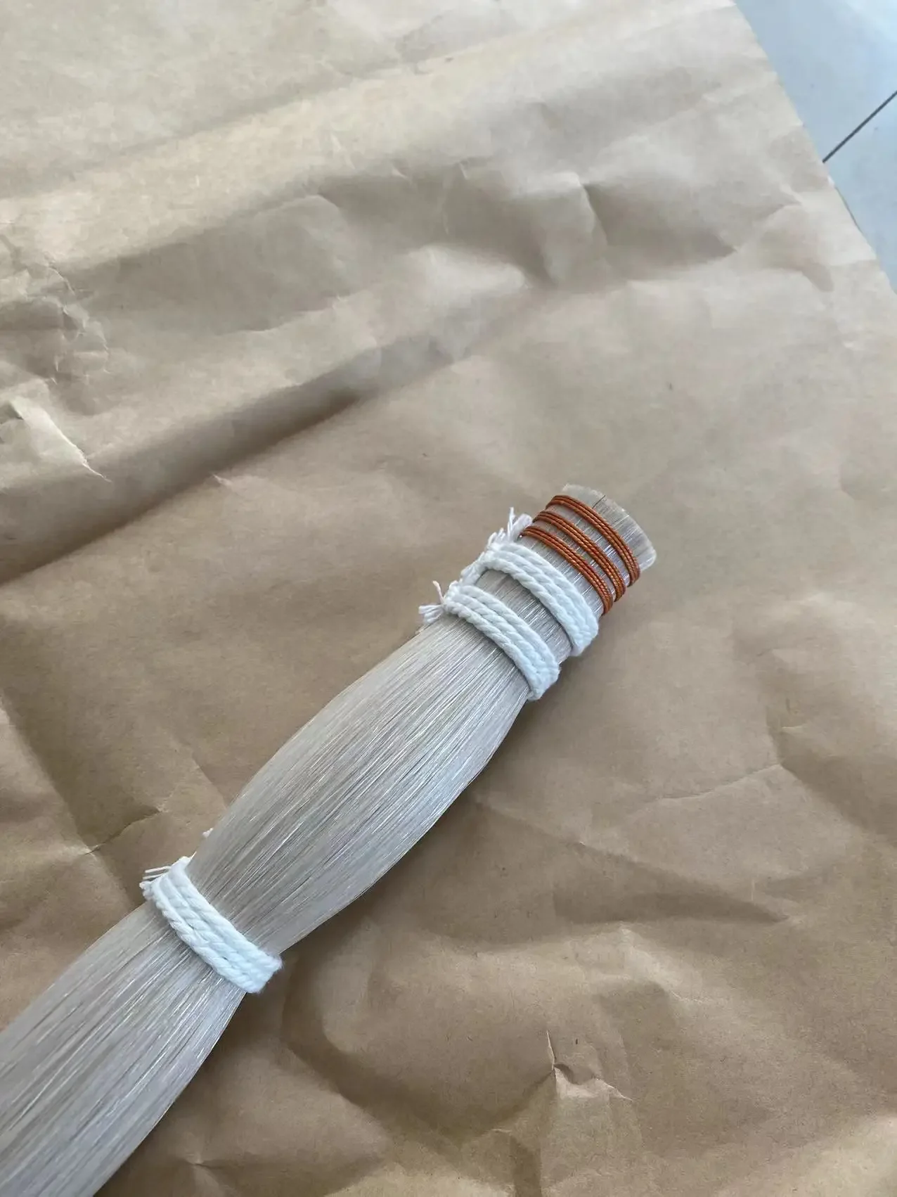 

500grams Top grade Stallion Siberian horsetail bowhair 31-32"