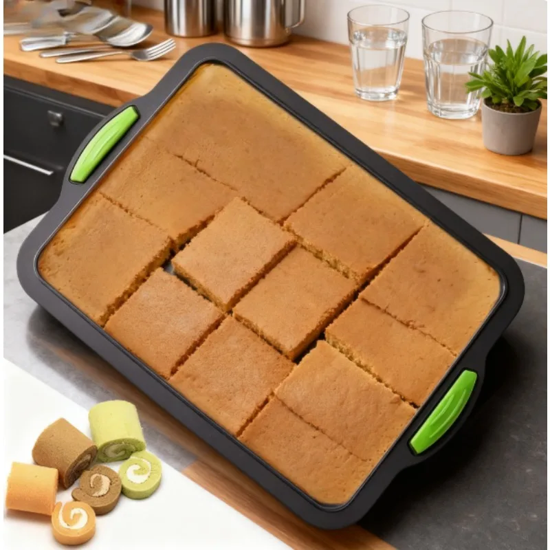 

Silicone Baking Molds Set, Non-Stick Muffin Bread Loaf Cake Pan, Heat Resistant Oven Bakeware for Kitchen Pastry Making