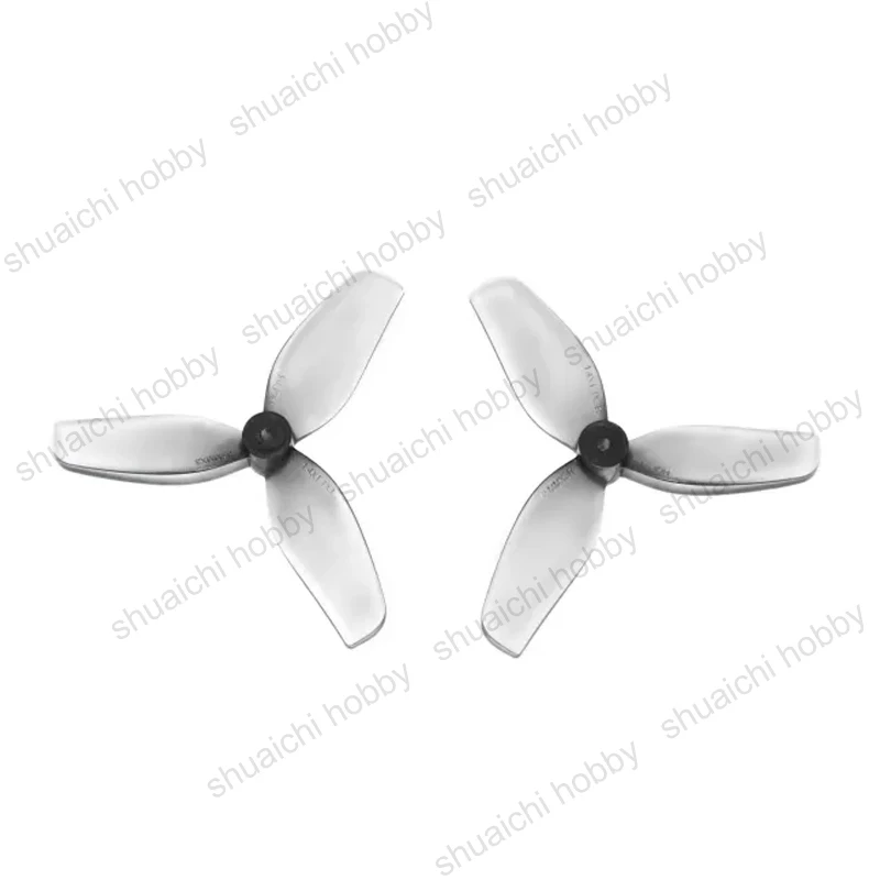 2Pairs HQprop Ultralight Whoop Prop 1.4inch Three-blade Propeller 1.4X1.1X3(35MM)-1MM for Drone RC Model Airplane Accessories