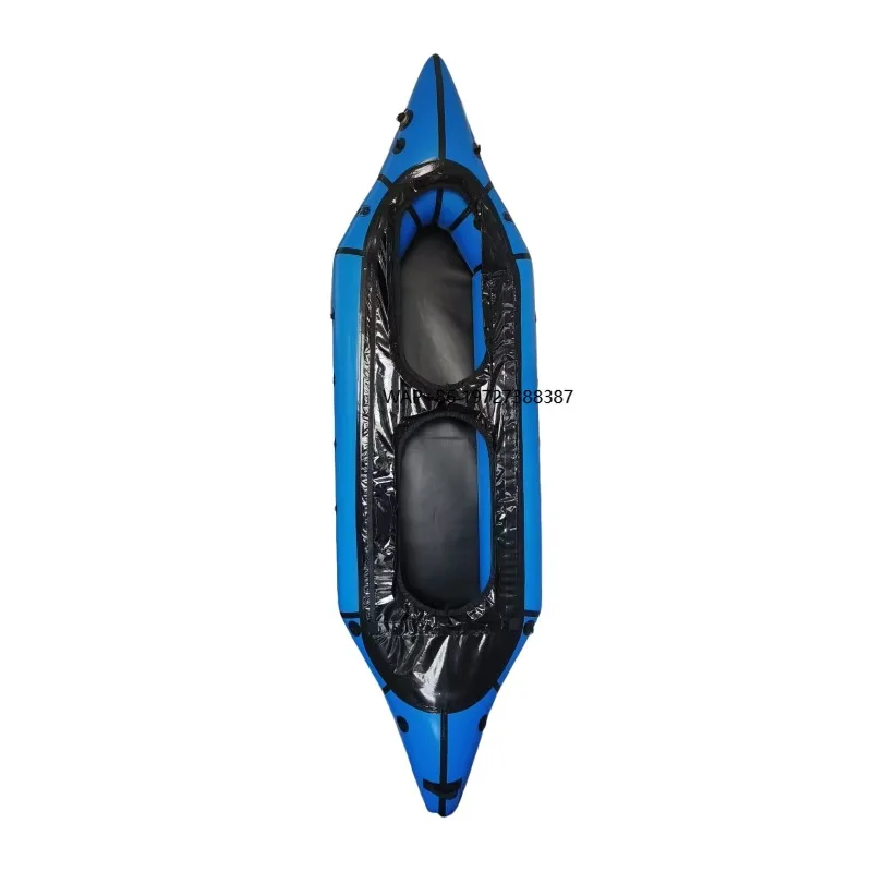 

2025 Packraft Outdoor Super Light Speed Rowing Race Double Packrafting With Spray Deck