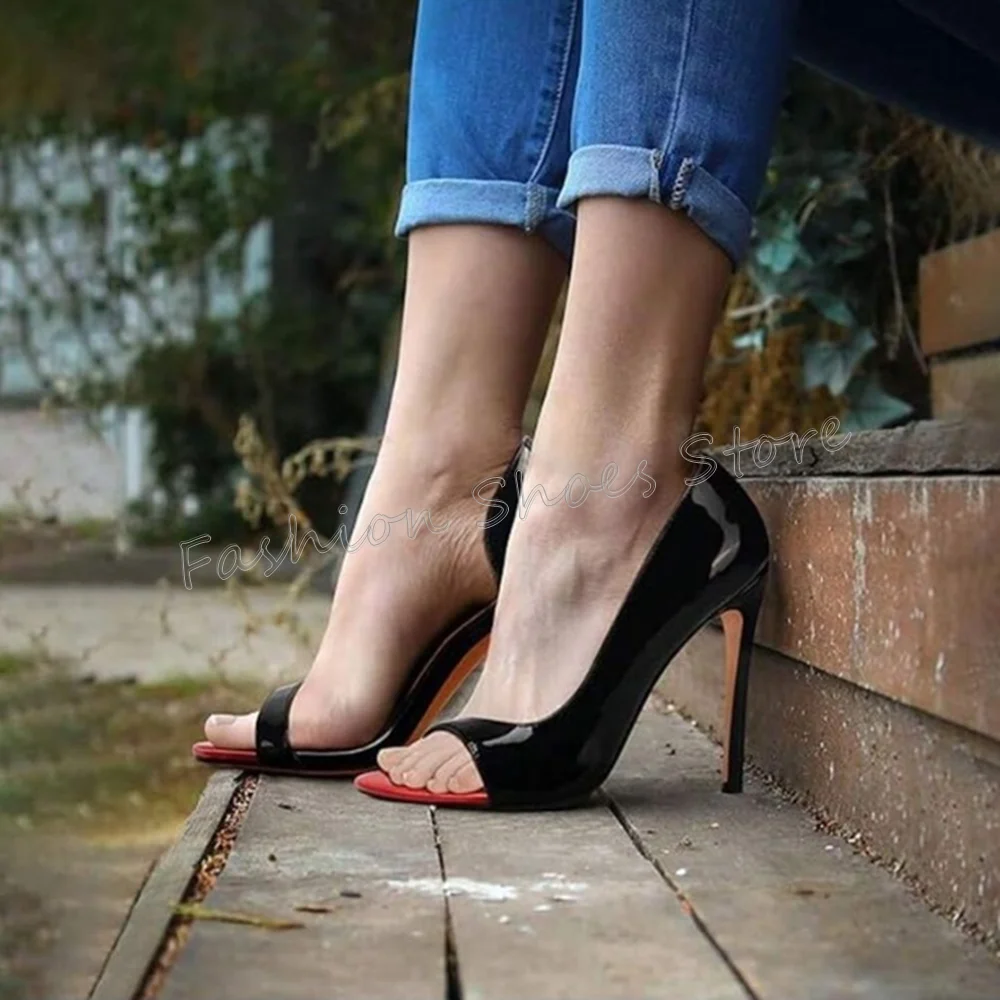 zapatos-de-tacon-de-charol-con-punta-abierta-negra-tacones-altos-zapatos-de-tacon-alto-para-mujer-tacones-de-moda-nuevos-zapatos-para-mujer-2025