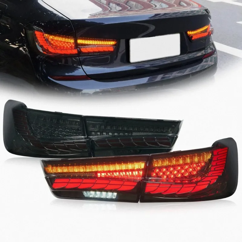 Lights for 3 Series G20 2019 2020 Taillight G28 LED Rear Lamps Dragon Scales Tail Light Daytime Running Lights Left and Right