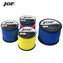 JOF PE Braided Wire Fishing Line 300-1000M 4 Strands 0.10mm-0.50mm 8LB-80LB Japan Incredibly Strong Multifilament Fiber Line