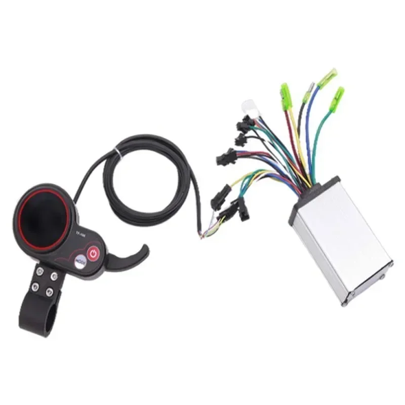 

36V/48V 350W FOC Electric Scooter Controller BLDC Motor Controller E-bike Brushless Speed Driver Lithium Battery LCD Display Set