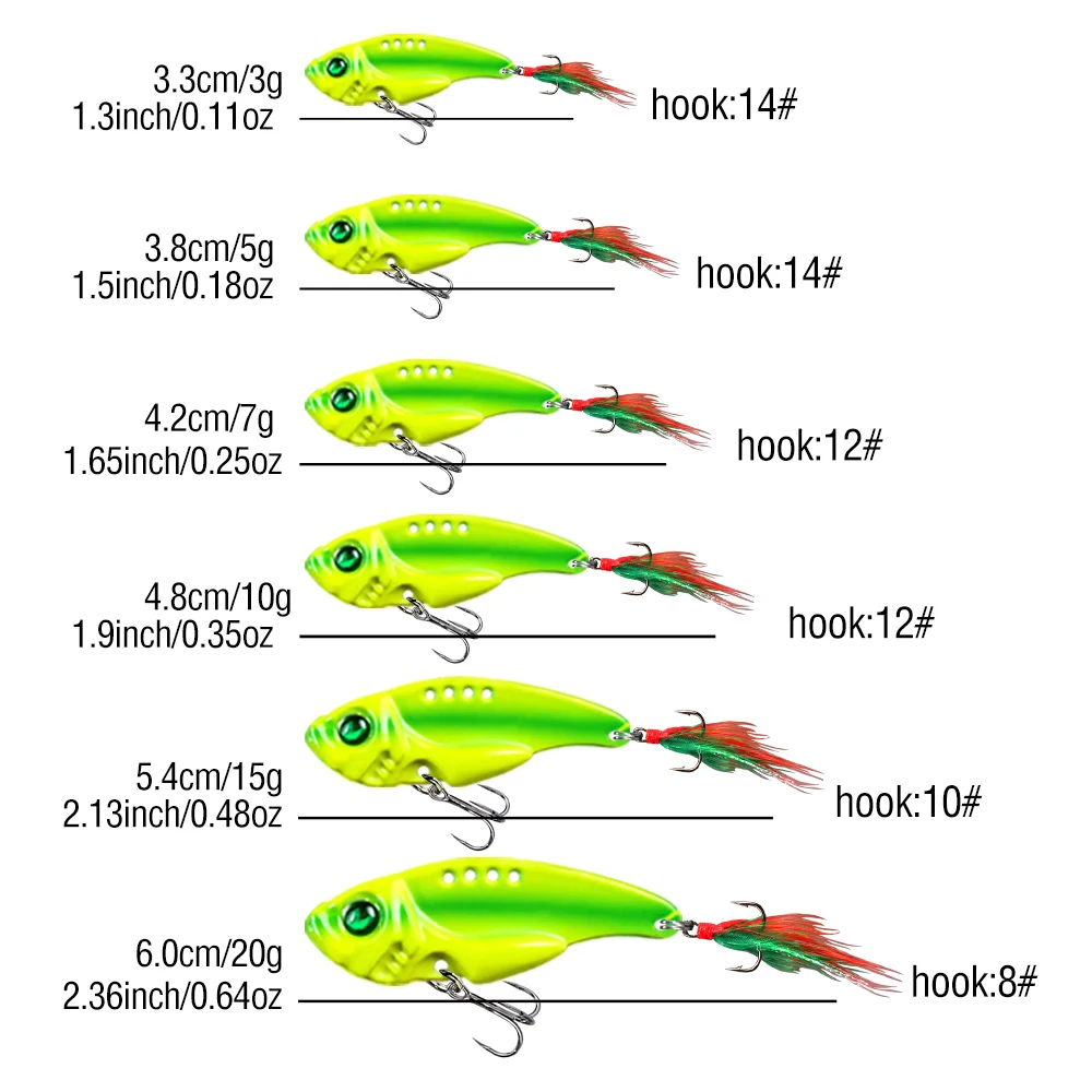 5 Stück Metall-VIB-Angelköder mit 3D-Augen, sinkender harter Köder, Löffel (3 g/5 g/7 g/10 g/15 g/20 g), Balancer-Jig-Wurfköder für Salzwasser – Detail 7