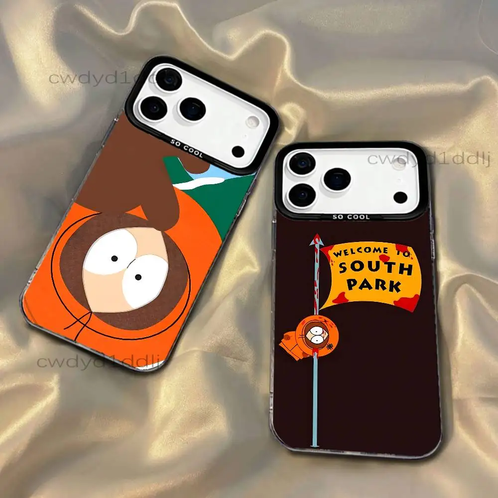 

Kenny S-South Park Phone Case For iPhone 17,16,15,14,13,12,X,8,Pro,Max,Plus,SE4,Air,Mini HD Black IMD Matte