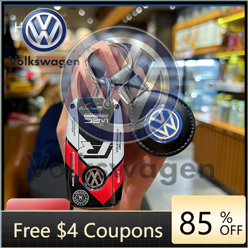 

Наклейка на автомобиль для VOLKSWAGEN VW, стильный чехол для ключа-брелока из ABS-пластика, держатель для пульта дистанционного управления для VW Volkswagen Polo, Tiguan, Passat B5, B6, B.