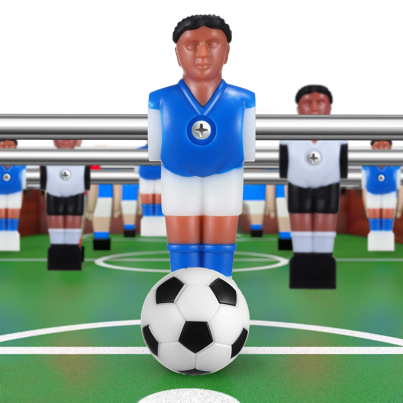 

4 шт. Сменные фигурки для настольного футбола из смолы, аксессуары для мини-футбола, запасные игроки для настольного футбола