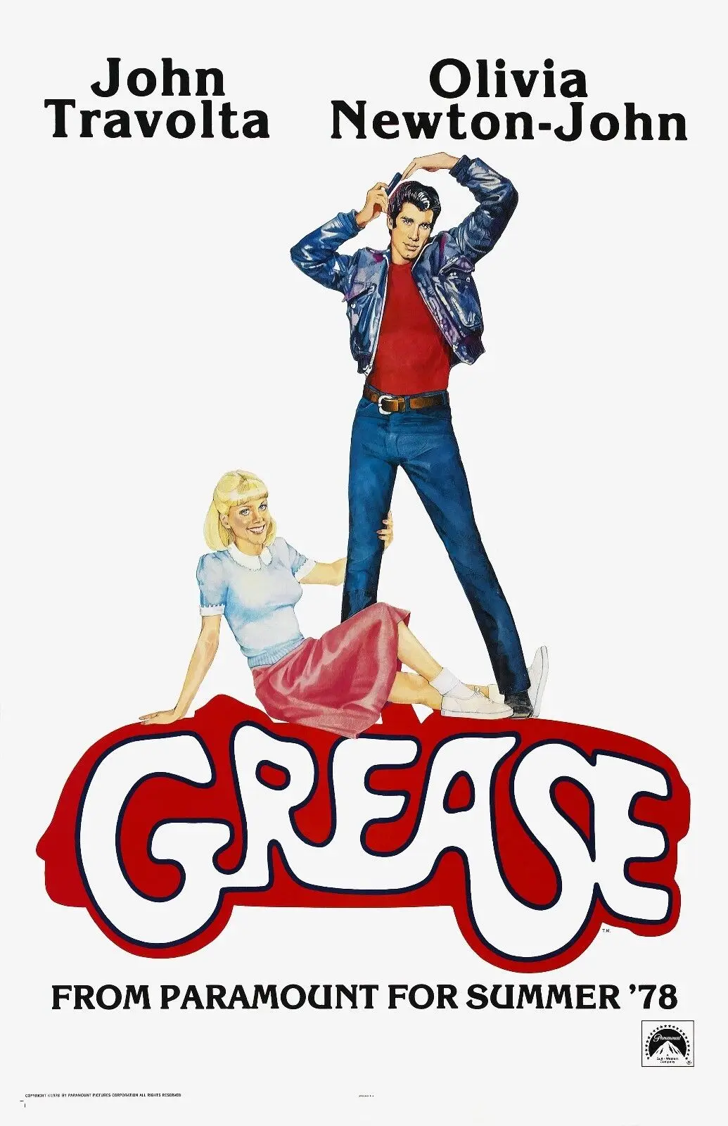 

Grease Movie Art Picture Print Silk Poster, Home Wall Decor