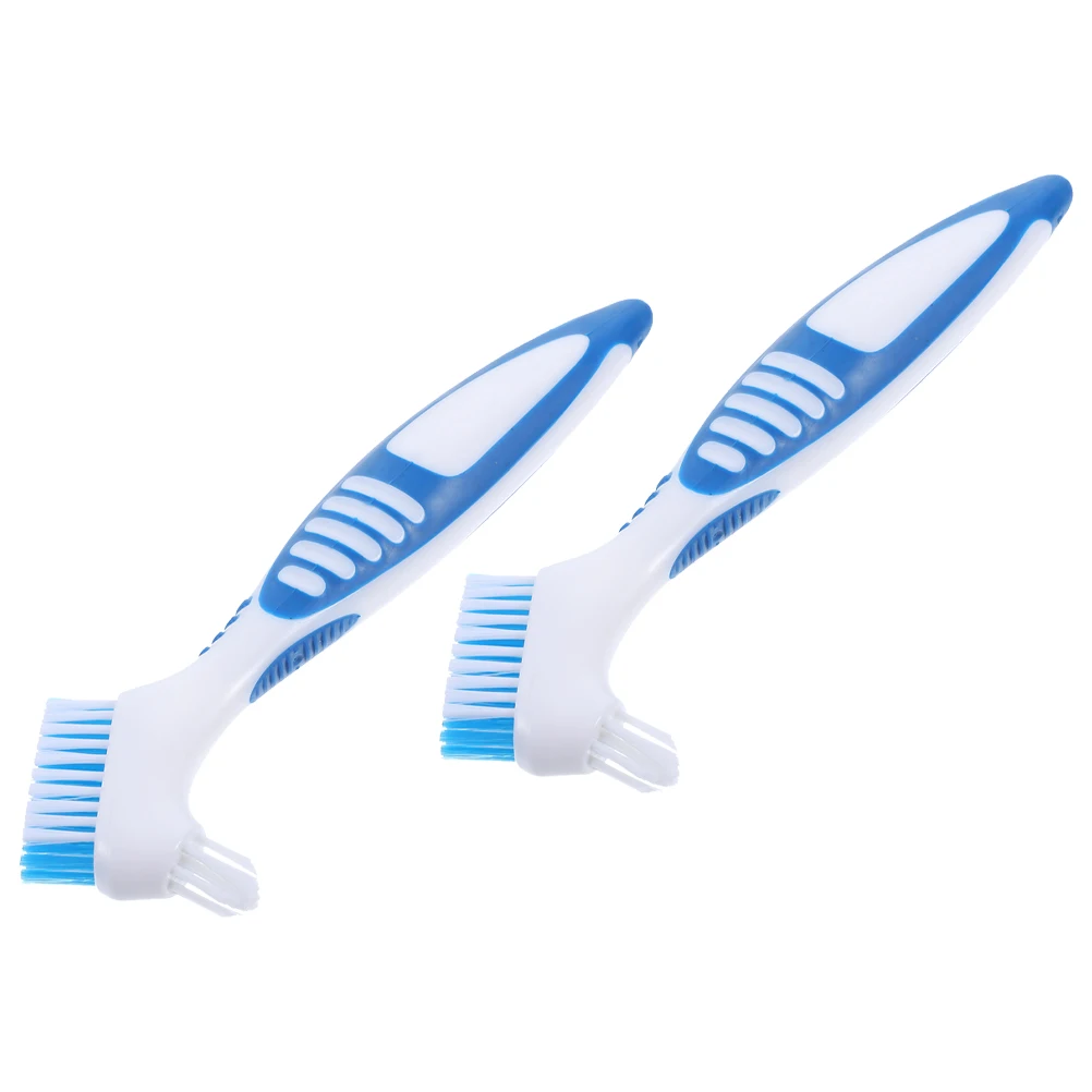 2 قطعة فرشاة تنظيف قذيفة السلحفاة المنزلية الإبداعية تصميم مرن مزدوج الرأس لقذائف الأقواس تنظيف أداة صغيرة