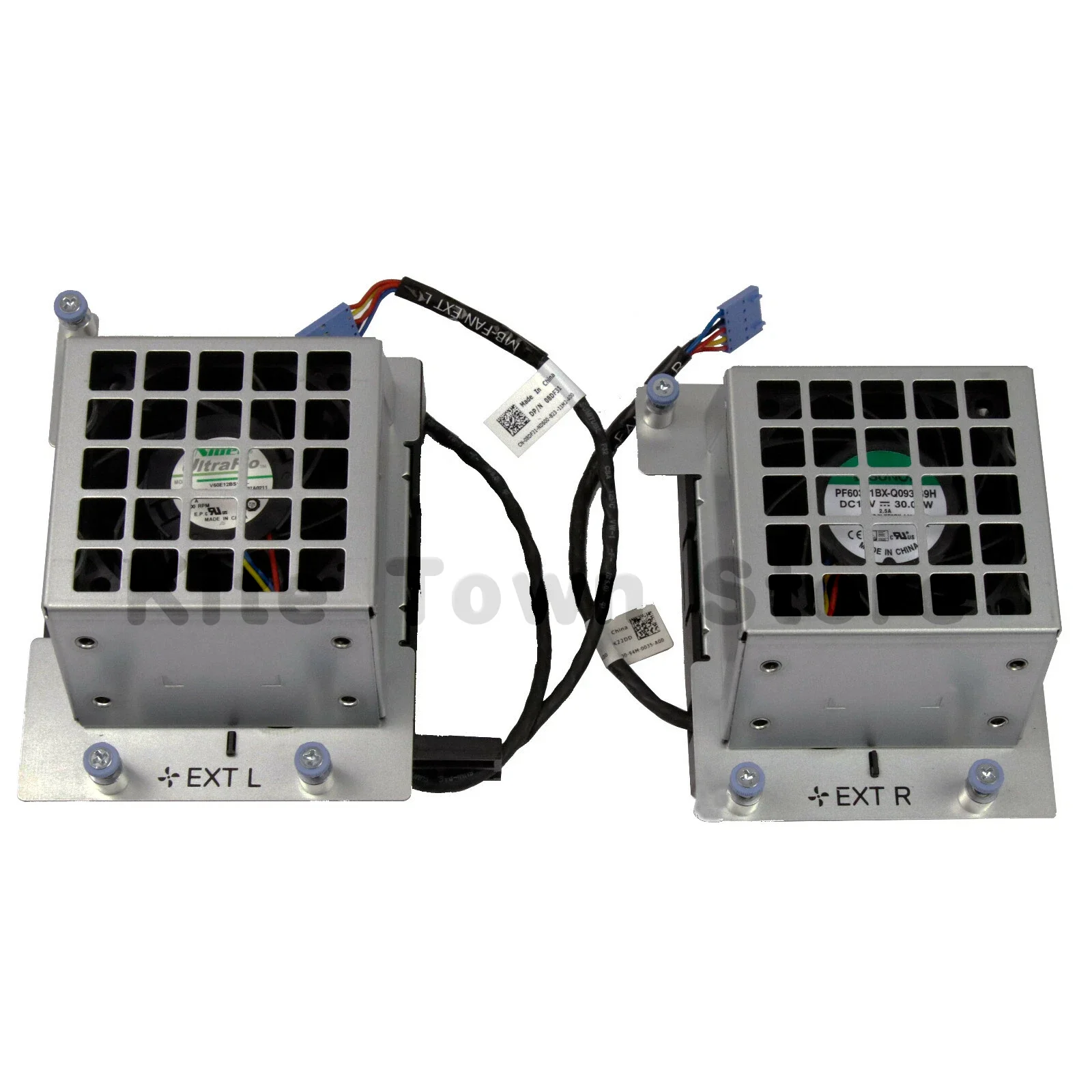 New GPU Upgrade Expansion Left & Right Fans Kit Compatible with Dell PowerEdge T640 K22DD 8DF31 0K22DD 08DF31