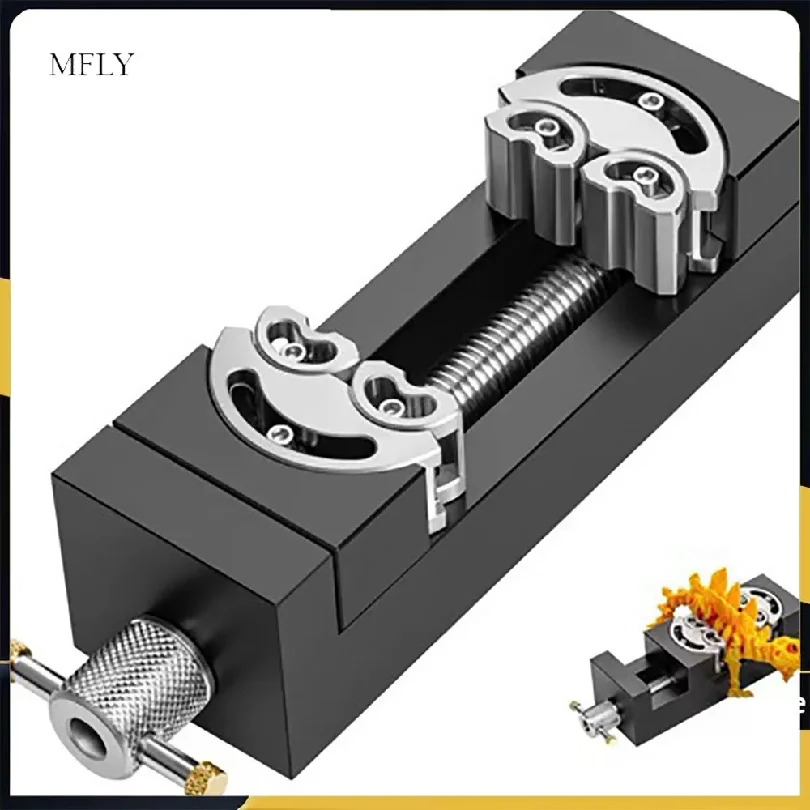 Dual-Jaw Portable Clamp for Woodworking Jewelry Soldering Mini Precision Bench Vise