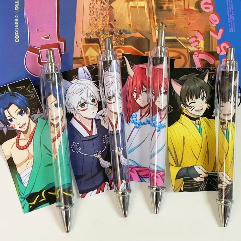 2PCS Isagi Yoichi Chigiri Hyoma Bachira Meguru Kuon Wataru Popular Anime Peripheral Monster Series Cute 0.5mm Black Gel Pen