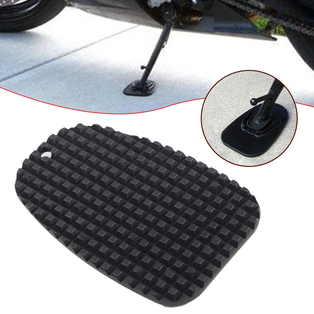 

90x60mm Car Side-Stand Kickstand Non Slip Plate -Extension Support Foot Pad For Motorcycle Foot Pads Accessories