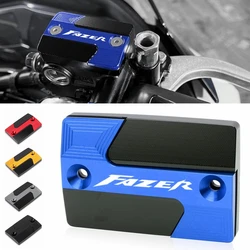 Motorcycle CNC Front Brake Fluid Reservoir Cover Cap For FZ8 Fazer 2010-2014 FZ1 FAZER 2006-2015 FZ6 FAZER 2010-2023