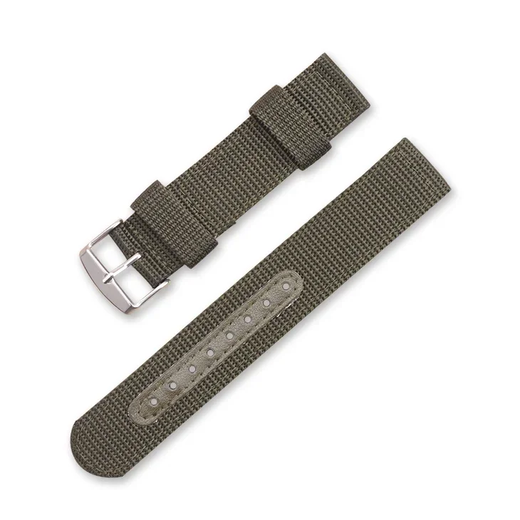 18mm 20mm 22mm 24mm Nylon Canvas Uhrenarmband Gewebter weicher Gürtel Universalarmband für Männer Frauen Sportarmband