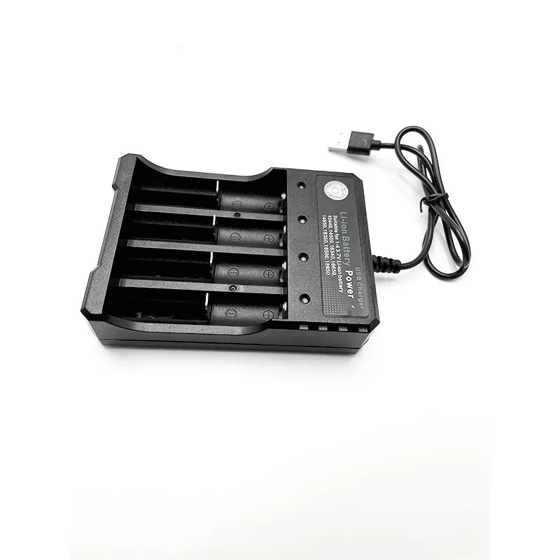 BCAK 18650 lithium battery charger with LED indicator for lithium batteries 18650 26650 25500 16340 14500 10440 17500