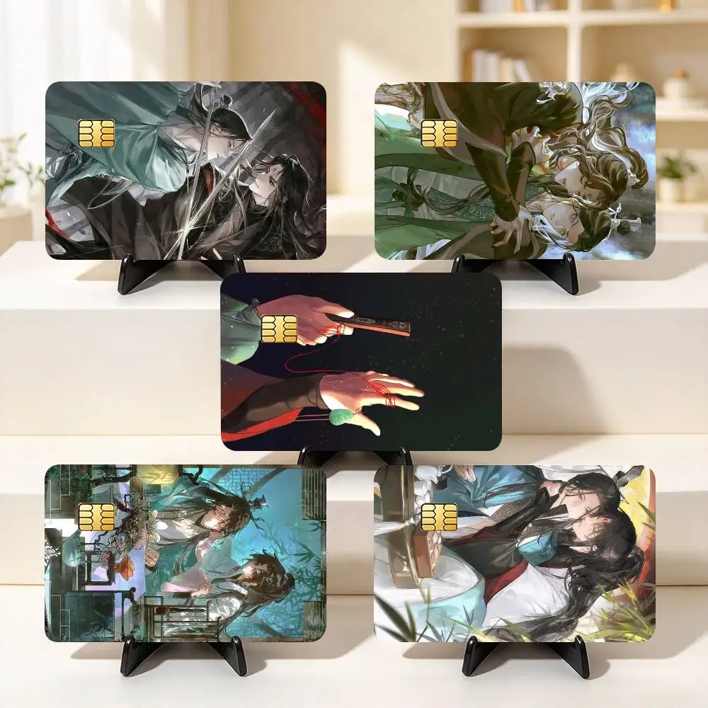 N-Novel L-Luo Binghe Shen Qingqiu Credit Card HD Stickers Game Card Decal Small Chip Waterproof Sticker Gift