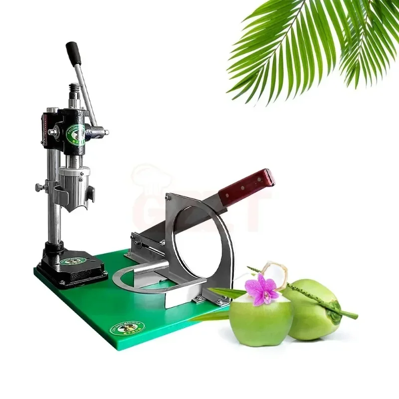 Coconut Cutter Manual Opening Coconuts Machine Save Effort Stainless Steel Capping Cover Drilling Machine