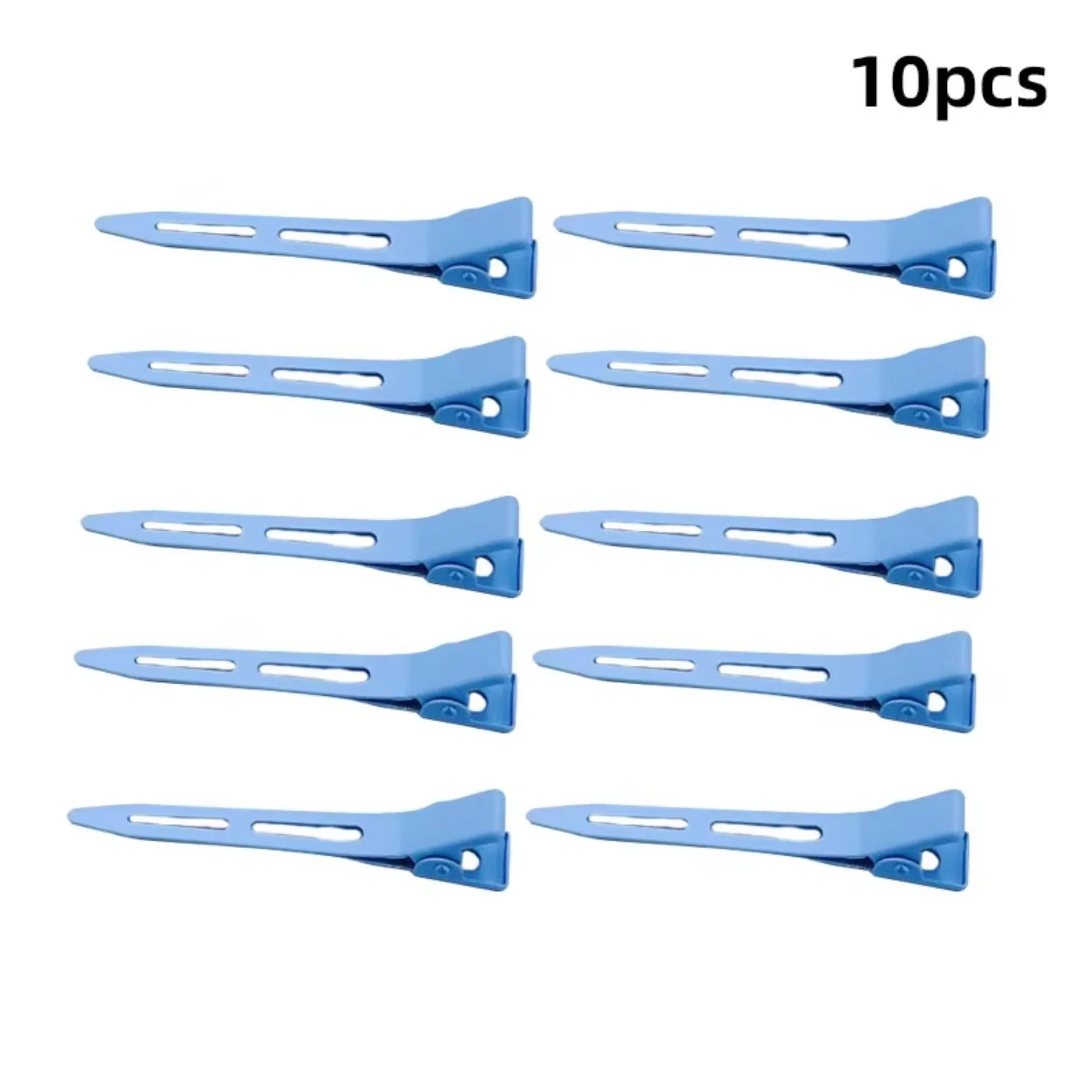 10 قطعة مقاطع الشعر منقار البط الأسود نونسليب التمساح مقاطع الشعر صالون الحلاقة تصفيف الشعر الموت إكسسوارات الشعر