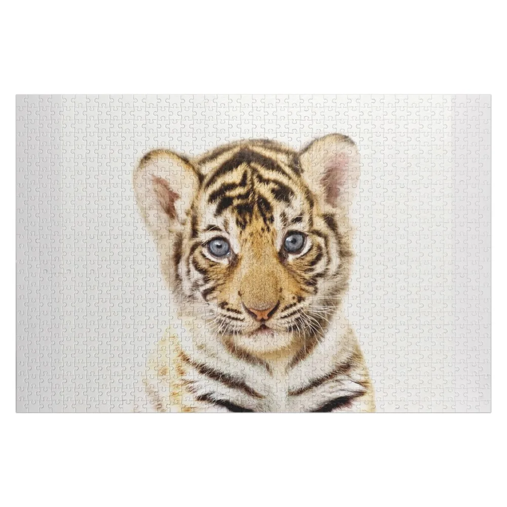 

Baby Tiger, Baby Animals Art Print by Synplus Jigsaw Puzzle Customized Toys For Kids Animal Jigsaw Custom Personalised Puzzle