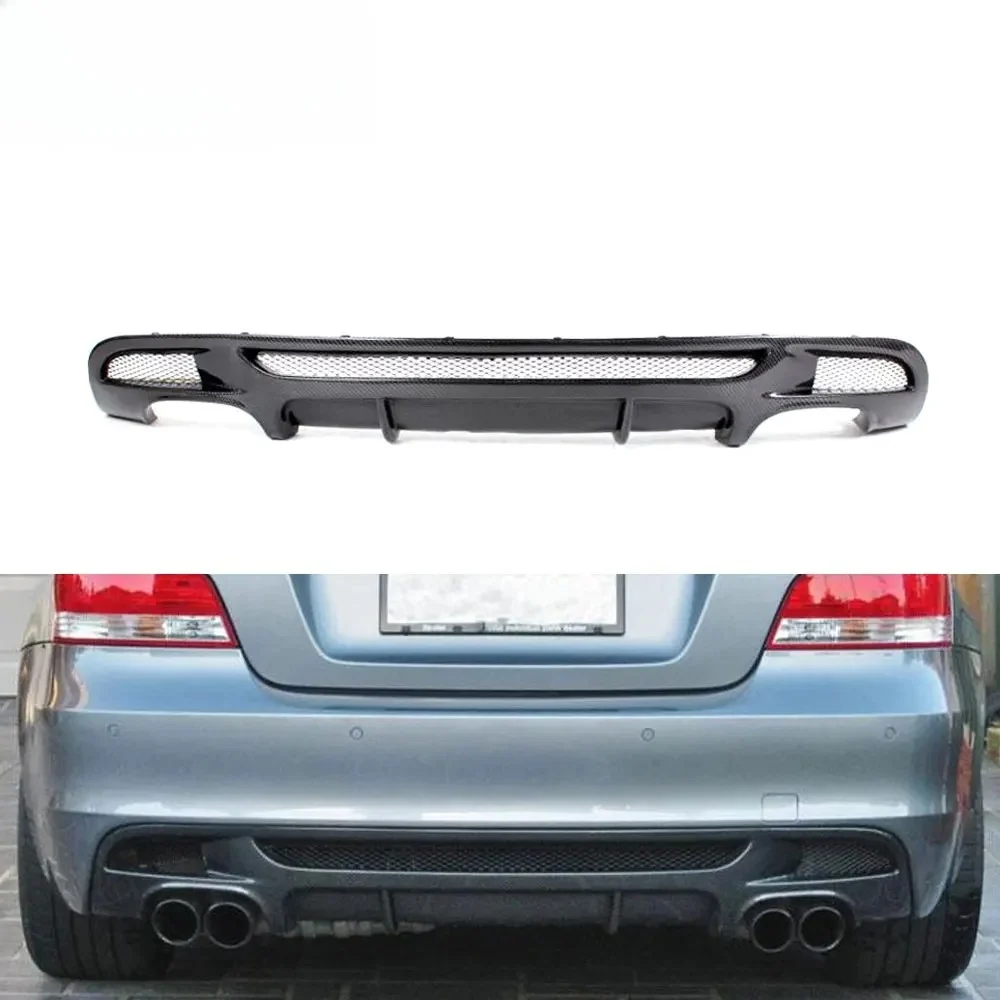 

Автомобильный карбоновый задний диффузор с четырьмя выхлопными трубами и двойным выходом для BMW E82