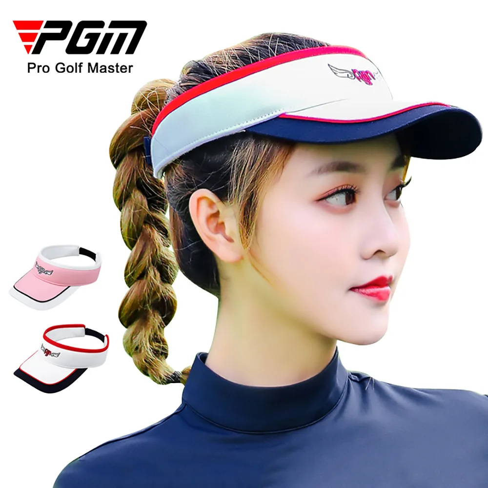 

PGM Women Adjustable Sun Hat Summer Sunscreen Top Empty Caps Ladies Marathon Running Golf Cap Tennis Cycling MZ019