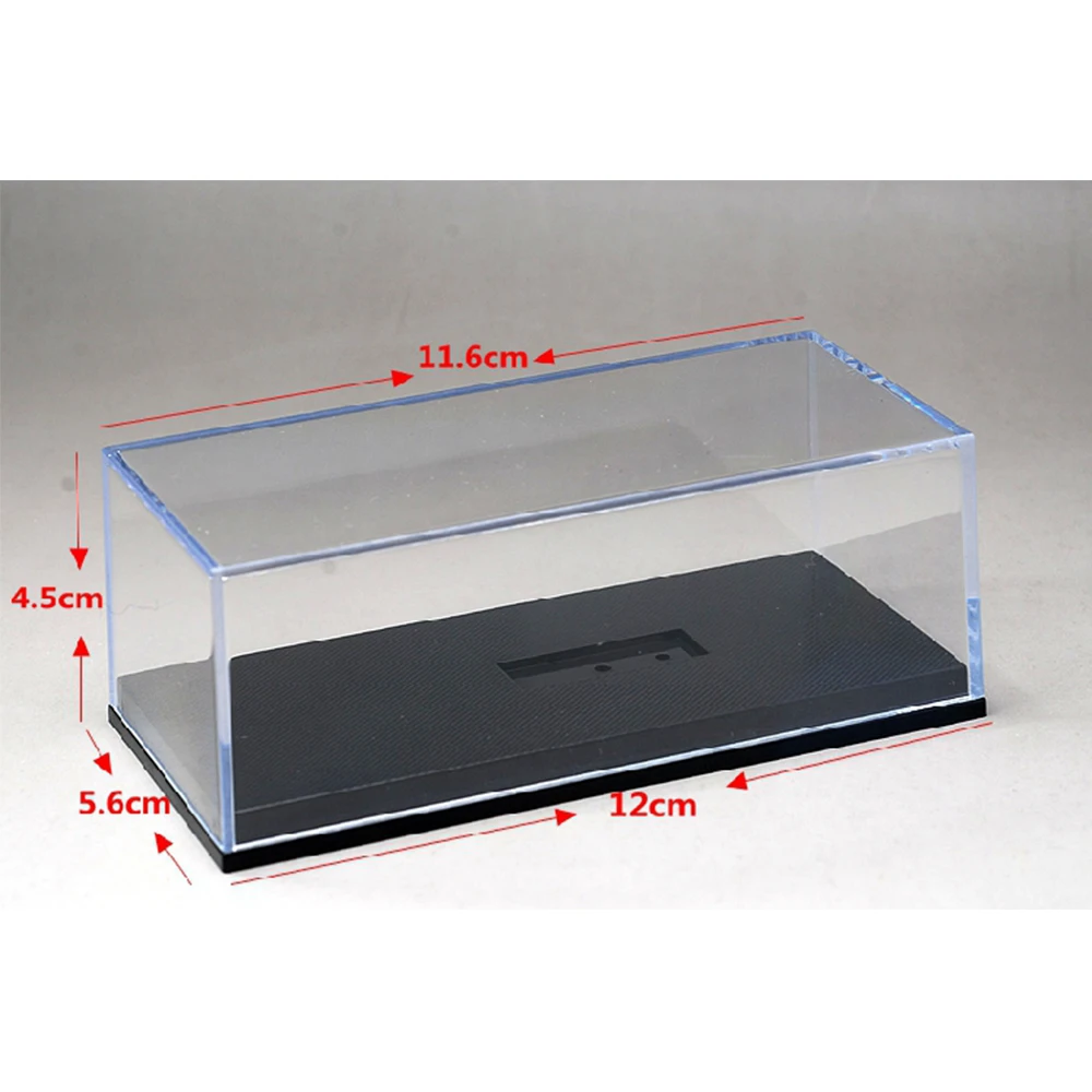 Acrylic Display Case Fit for 1:64 Mini Size Dust Proof Clear Box Cabinet 1/64 Action Figures Display Box