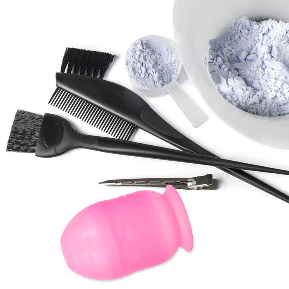 

3pcs Color Mixing Shaker Cup With Scale For Hair Dye Bleach Toner Developer Reusable Barber Salon Home Use Hair Color Mixing