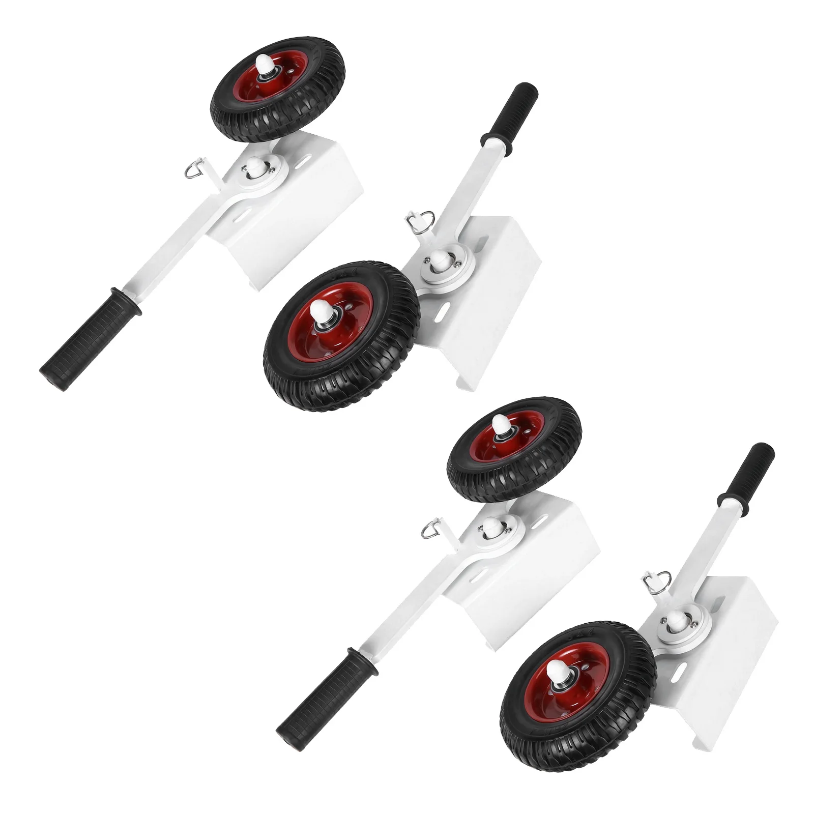 

Goal Mover with High Lift Wheels Rubber Tire Rotating Flip Over Mounting Wheel Kit Easy-Move for Portable Poultry Mobilization