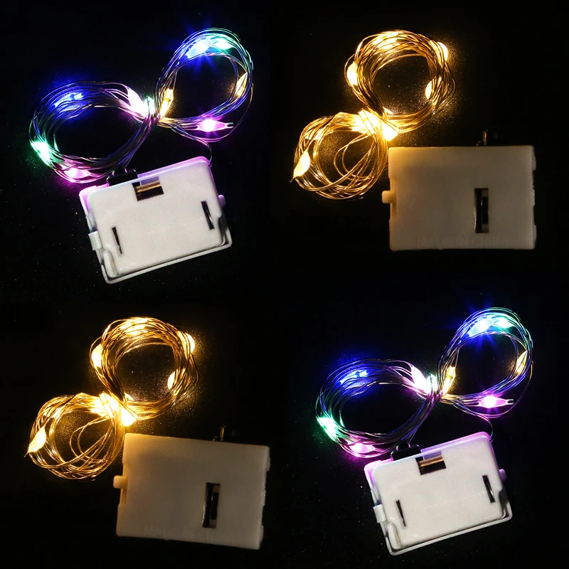 

Fairy Lights Copper LED Outdoor Light String Garland Indoor Bedroom Home Wedding New Year Party Decoration BatteryPowered