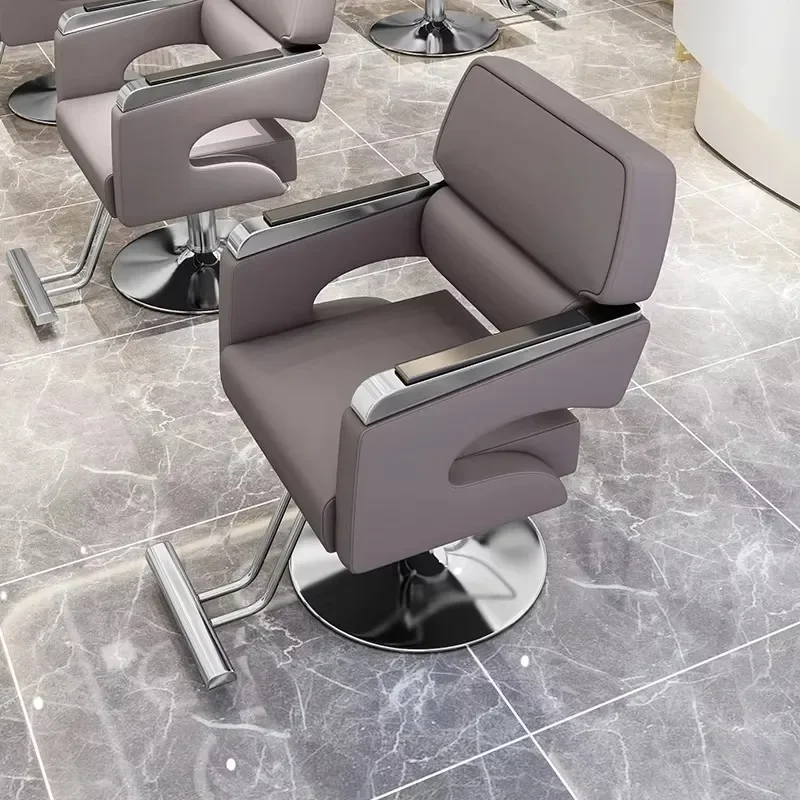 Retro Classic Barber Chair Vintage Personalized Modern Salon Barbershop Chair Nordic Equipment Silla De Barbero Furniture