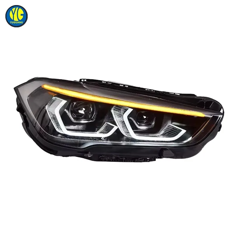 6000K High Brightness LED Front Headlight Switchable DRL Projector Auto Lighting Modified Car Accessories