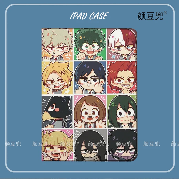 

Чехол My Hero Academia Anime DEKU для Samsung Galaxy Tab A7 Lite 8,7 2021, S9 FE Plus, тройной чехол-подставка Galaxy Tab S6 Lite