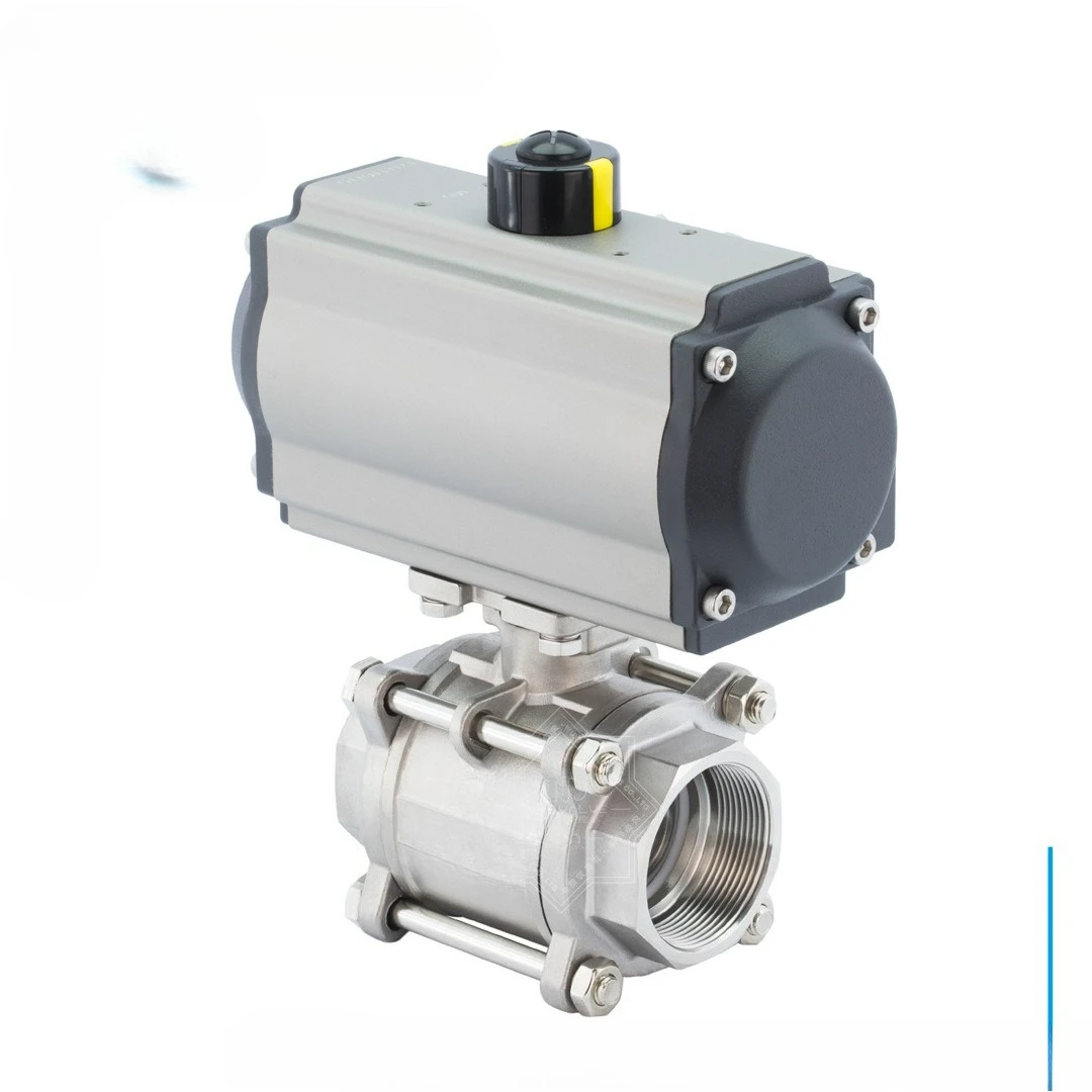 Bestseller  Q611F-16P Pneumatic Ball Valve  Stainless Steel   Internal Thread