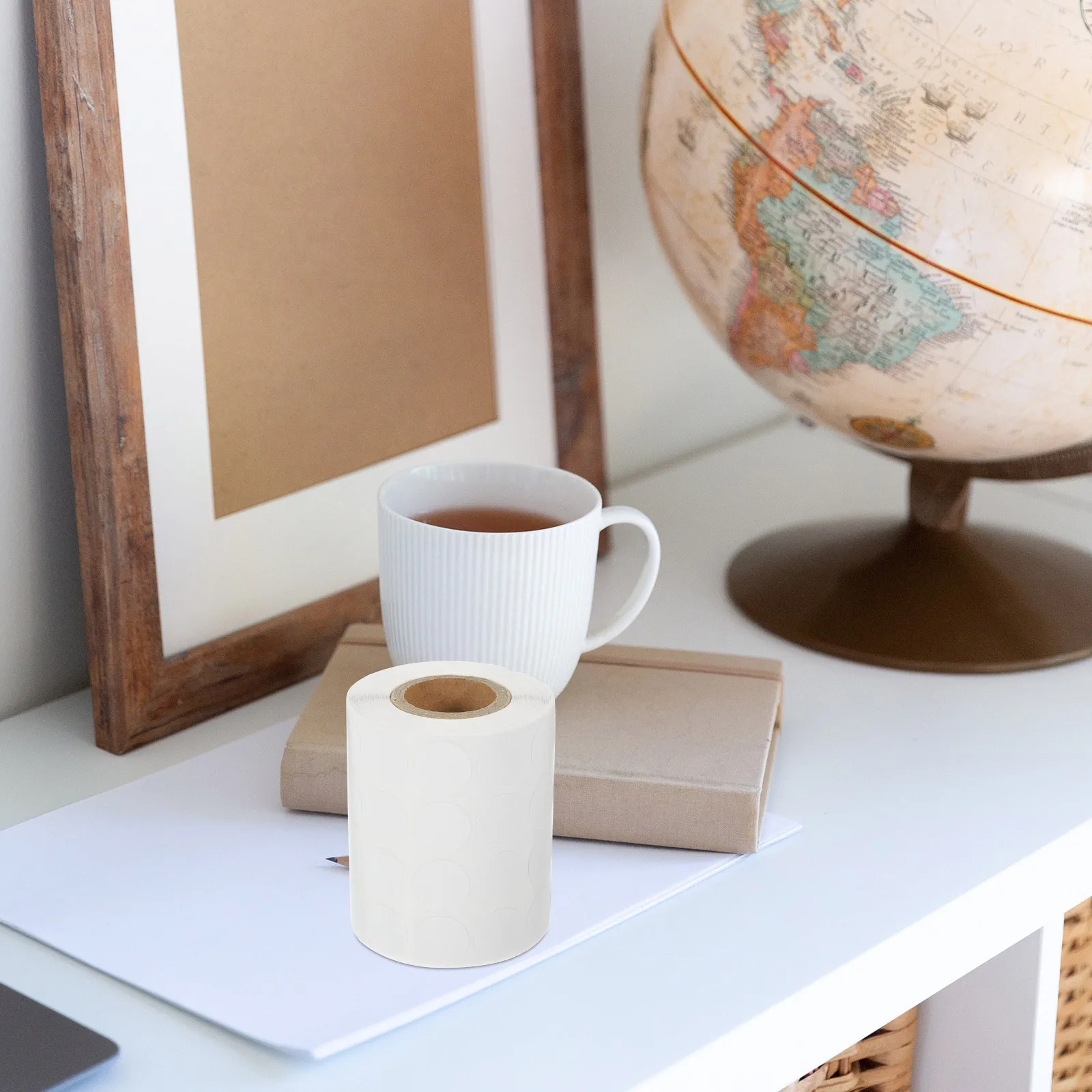 3000 шт., круглые наклейки в горошек, пустые наклейки с кодированием, клейкие круглые этикетки для домашнего офиса, одежды, этикетки «сделай сам»