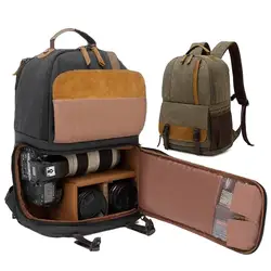 Waterproof Camera Backpack for Photographers, Large Capacity Hiking Bag for Men & Women, Fits DSLR SLR Cameras, Lenses & Tripod