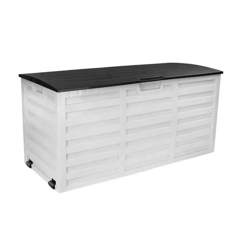 Outdoor Garden Storage Box Lockable Plastic Garden Storage Box Plastic Kids Toy Tool Storage Patio