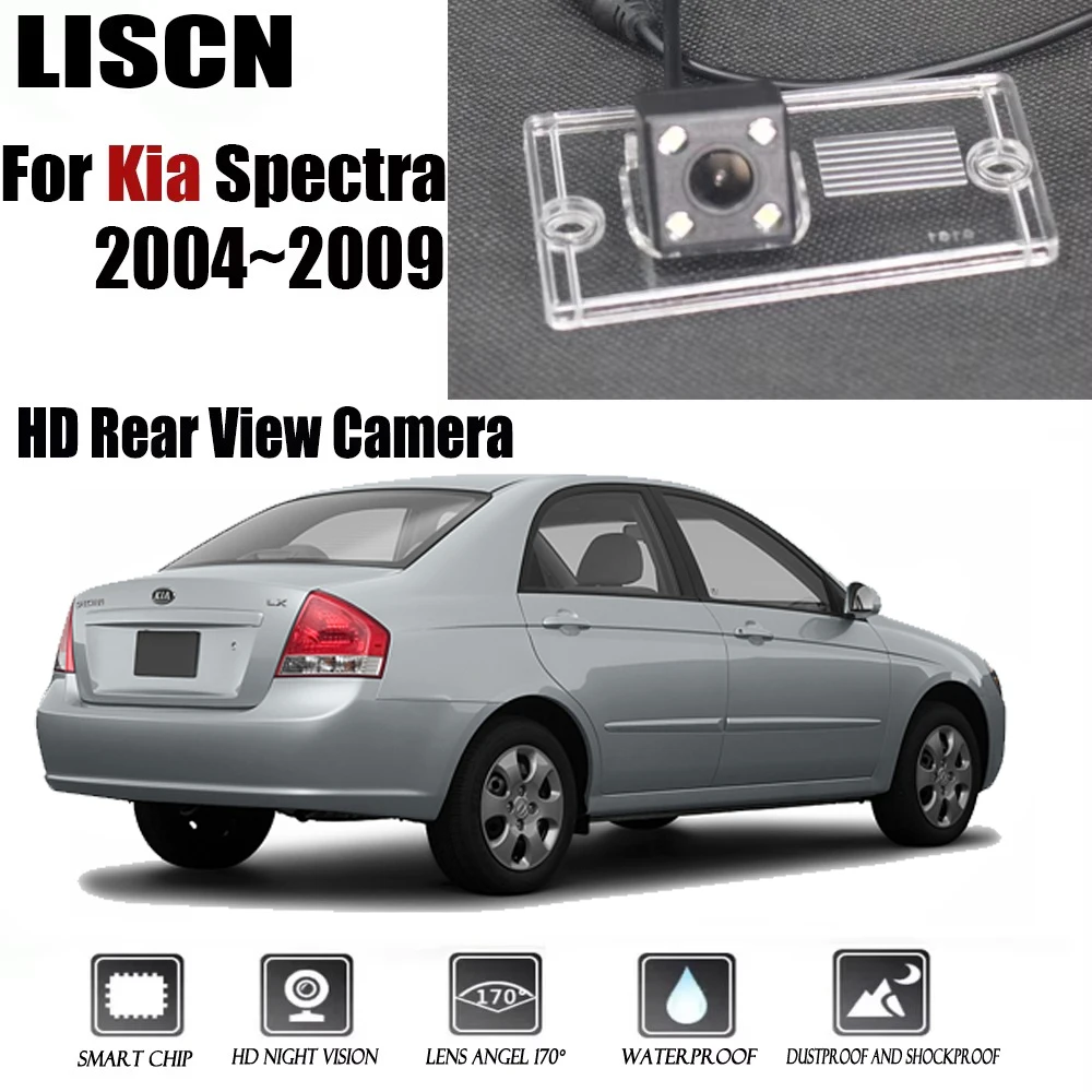 

Камера заднего вида для Kia Spectra 2004 ~ 2009 2005 2006 2008 CCD ночного видения, парковочная резервная камера заднего вида, камера номерного знака